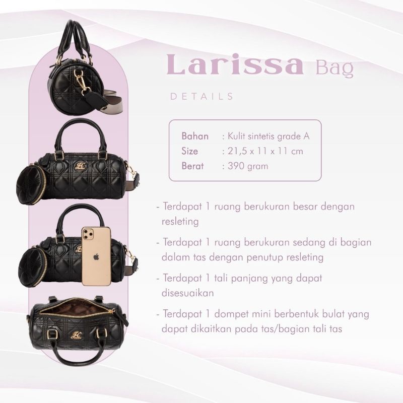 Larissa Bag Jims Honey Tas Wanita Import Selempang Hand Bag