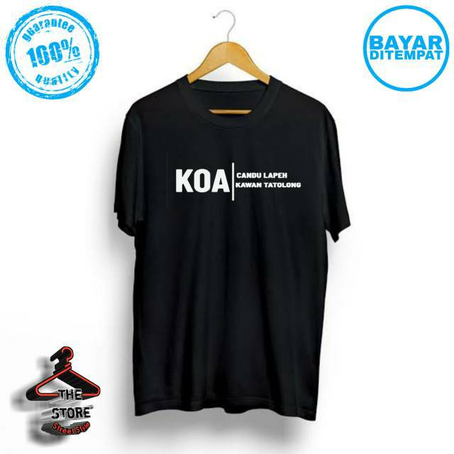 KAOS KOA MINANG BAJU CLOTHING COWOK CEWEK TERBARU