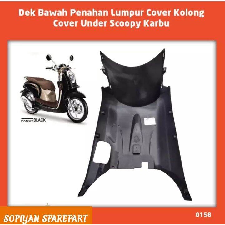 DEK BAWAH PENAHAN LUMPUR / DEK KOLONG  HONDA SCOOPY KARBU