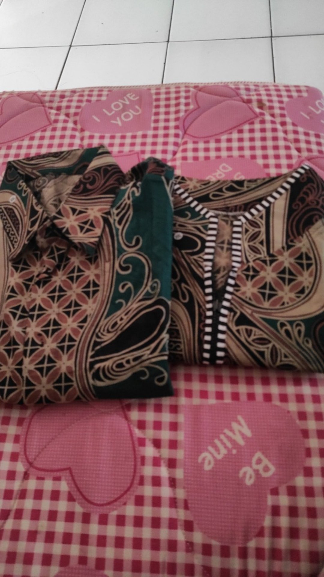 Set Batik Couple • Tunik Batik Couple Banyumili Ijo• Kemeja Batik Pria • Dress Batik