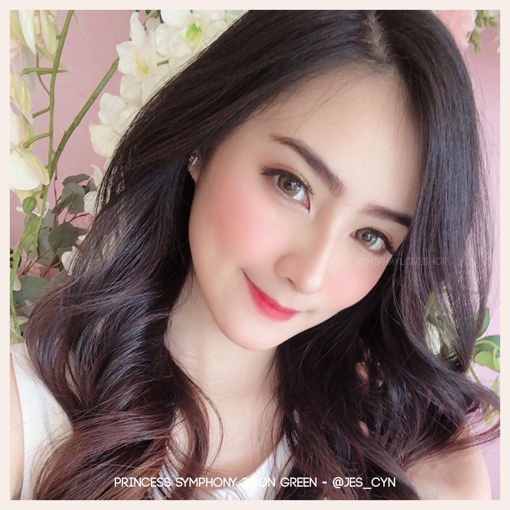 MIKHAYLOVESHOP Softlens Symphony 3con Green | EOS Princess