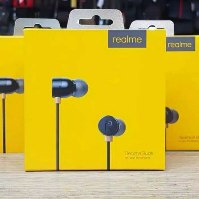 Magnetic Handsfree realme PURE BASS headset Realme Buds In-ear Earphone MA10 ad