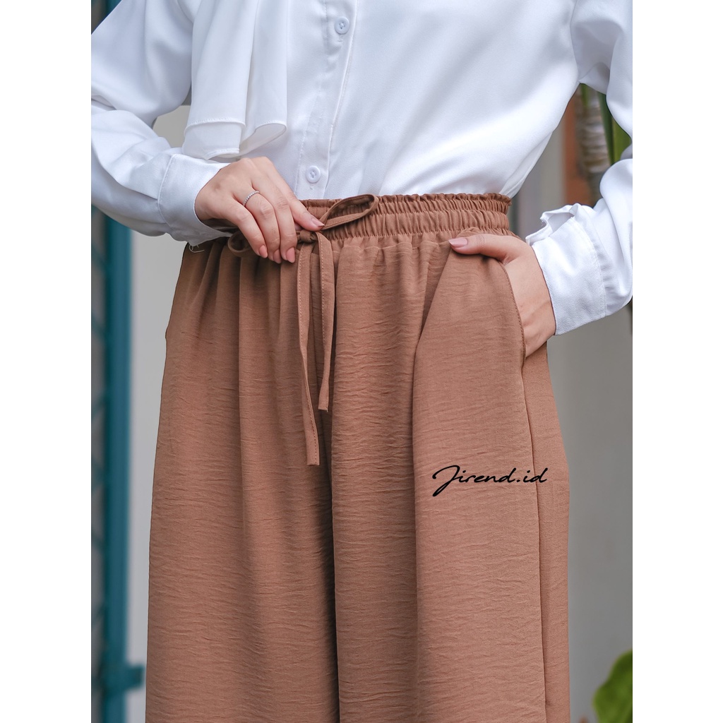 Celana Kulot Crinkle Premium/ Kulot Highwaist Murah