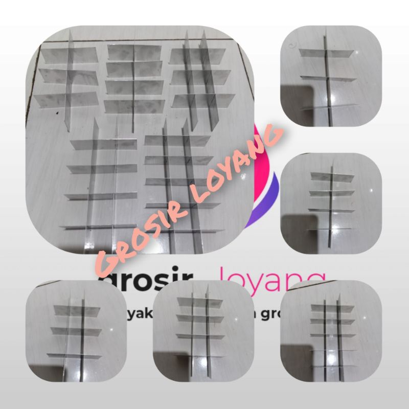 sekat brownies 20x10x4 cm/sekat loyang brownies