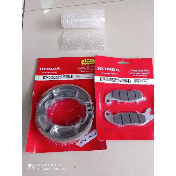 Kampas Rem Depan Belakang Honda Verza.