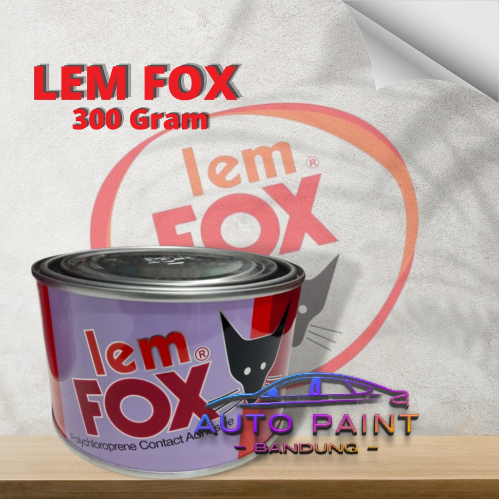 

LEM FOX Kuning Lem Karpet Sendal Kulit Kayu Karet - 300gr
