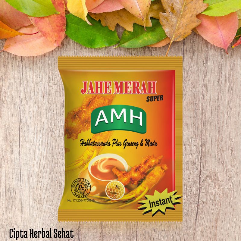 

Jahe merah AMH jahe seduh instan praktis per sachet 20gr