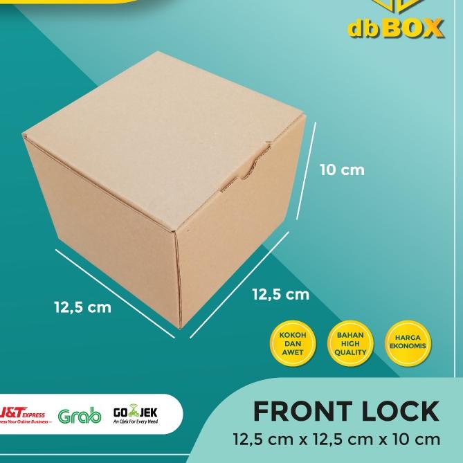 

국 10pcs Kardus 12,5x12,5x10 cm --Die Cut dan easy usage-- New