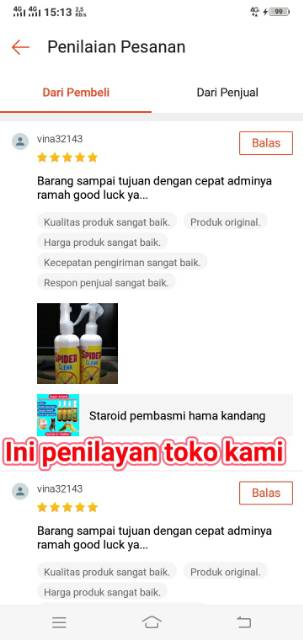 SPIDER CLEAR RACUN PEMBASMI LABALABA LABA LABA OBAT PEMBASMI SERANGGA PEBASMI KECOA,SEMUT AMPUH