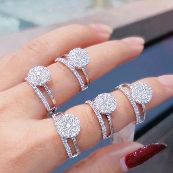 cincin emas putih kadar 375% emas Jakarta