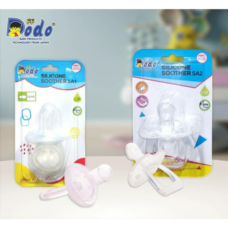 Empeng Original Silicone Gepeng SA2| Bulat SA1 | Facifier Empeng Bayi BPA Free | Empeng Orthodontic Dan Bulat DODO