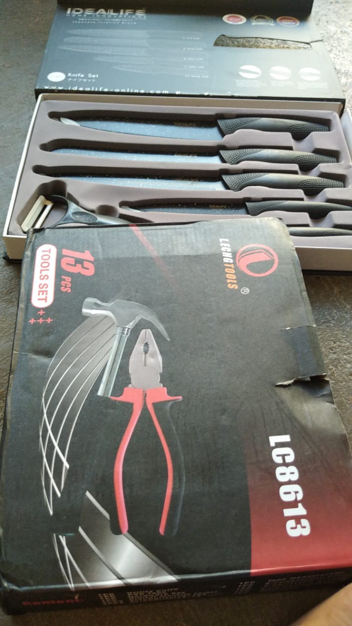 Idealife - Knife Set - Perlengkapan Pisau Dapur  Il-160