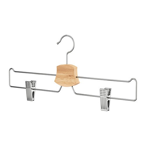 1K3A 70 BUMERANG Gantungan Jepit pakaian celana dan rok dilapisi krom 35 cm Expedisi ojol/grab/gojek