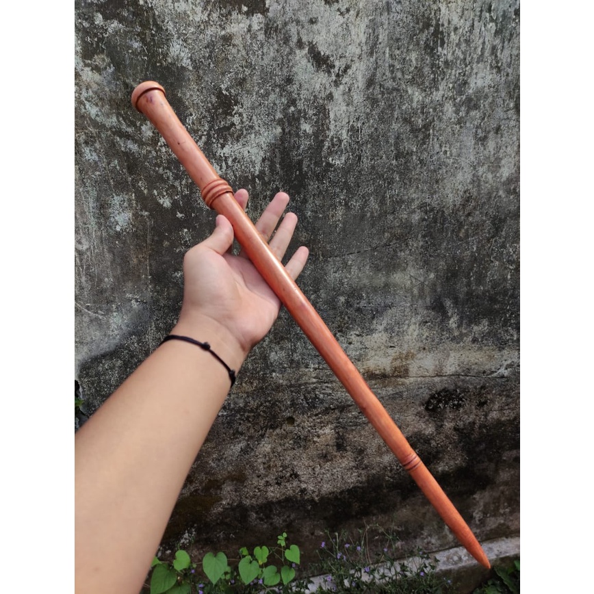 Tongkat Komando Kayu Stigi Asli Kualitas Premium