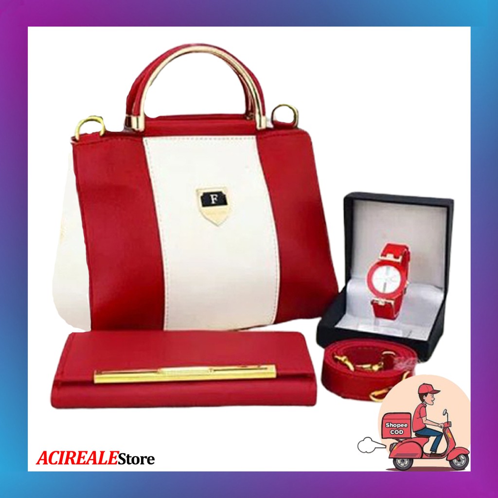 Sophie Paris Tas Selempang Wanita Alaqua Maroon T5624M2 i.204812 P6E1 Tas Batam Korea Murah Keren Ko