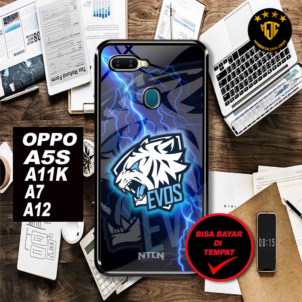 MJC - Case OPPO A5S/A7/A11K/A12 [Evos Gaming] - Fashion Case - Case Terbaru - Case Termurah - Case T