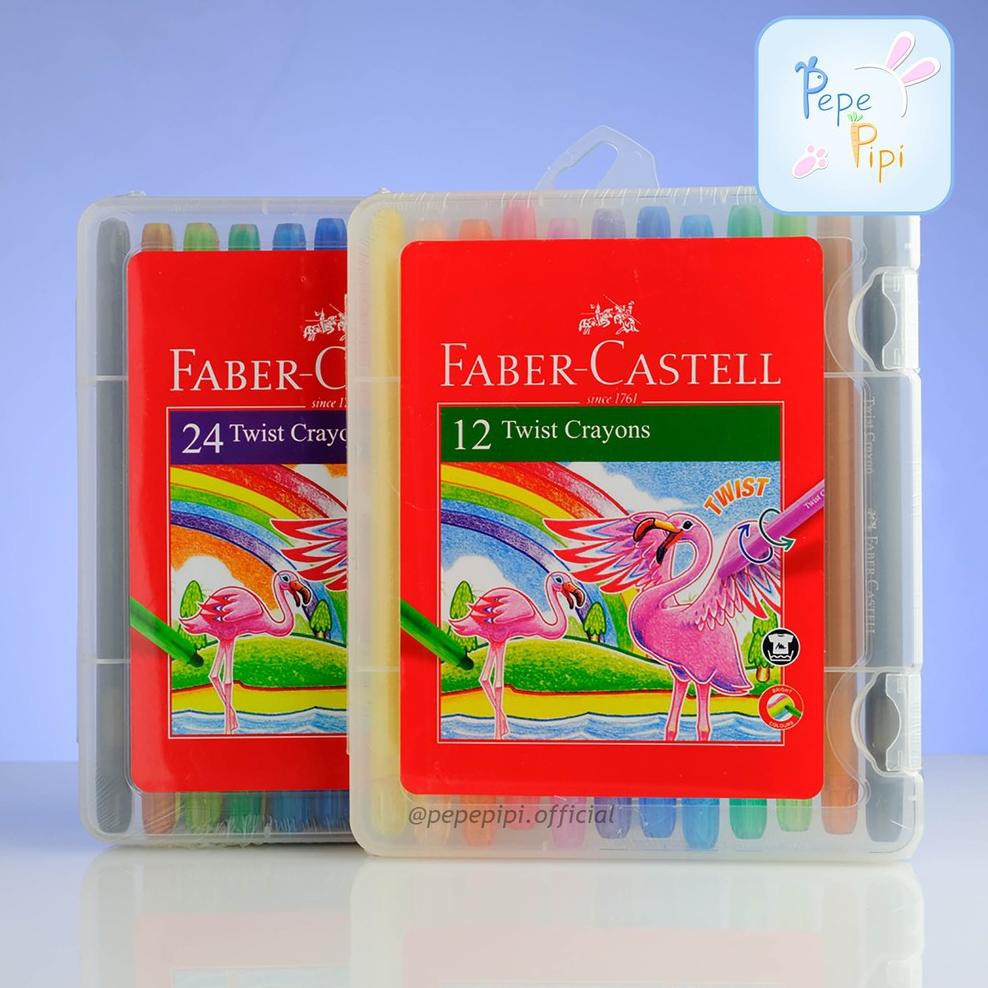 

Crayon Twist Faber Castell 12 dan 24 Warna Krayon Putar (KODE 098)