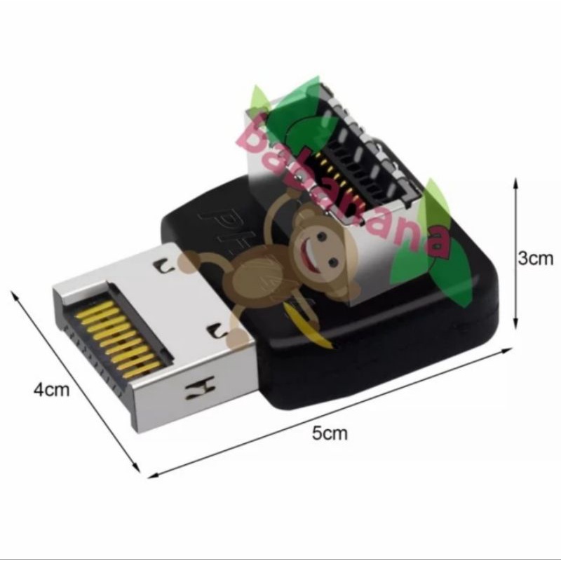 USB 3.1 Type E 90 degree siku motherboard model A elbow adapter