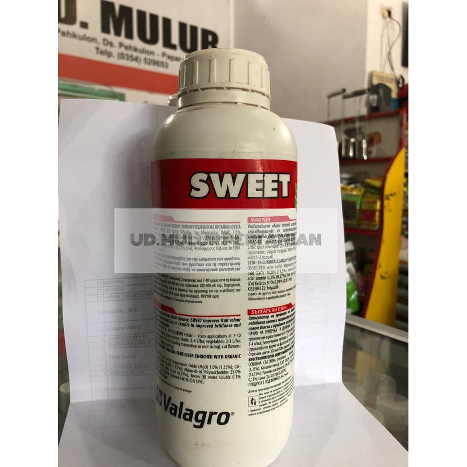 Pupuk Daun “SWEET” 1Liter dari Valagro