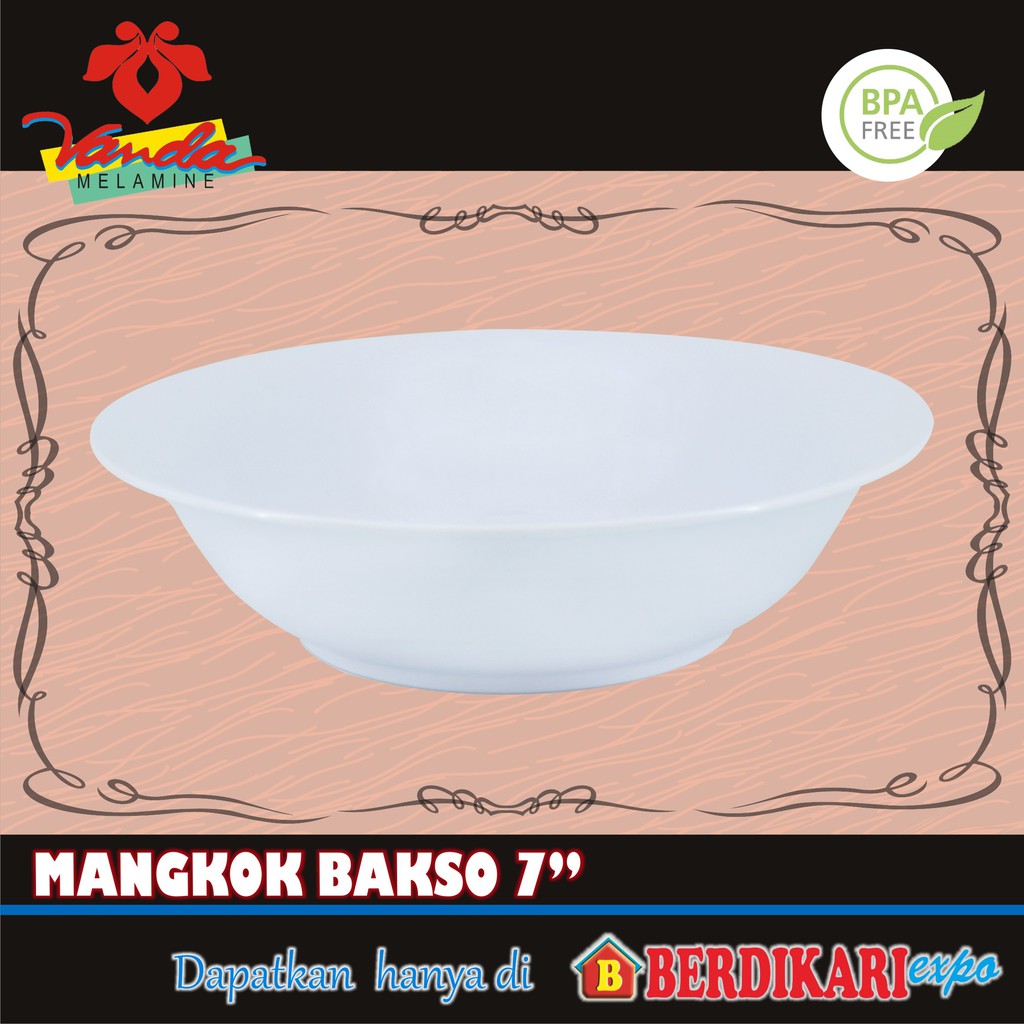 MASPION VANDA MANGKOK BAKSO 7" PUTIH