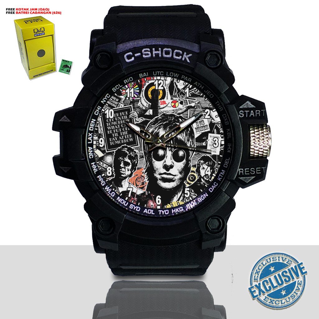 (EXCLUSIVE ) JAM TANGAN OASIS WATER RESIST FREE BOX DAN BATREI - NO.2