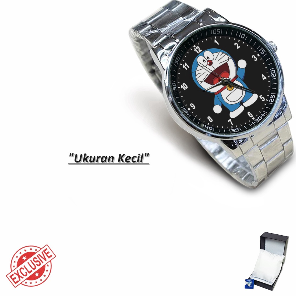 Jam Tangan Rantai Couple DORAEMON MOTIF - 3 (Special)