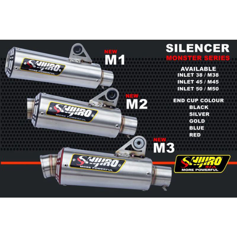 Silencer Only Inlet 38 Shijiro Racing Original