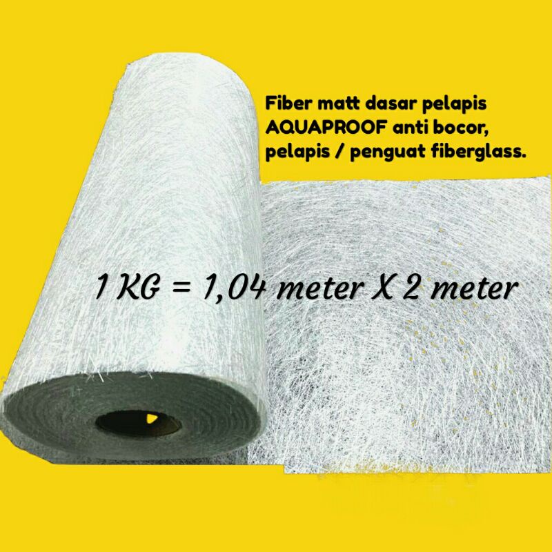 Fiber matt waterproofing membran / dasar Aquaproof anti bocor