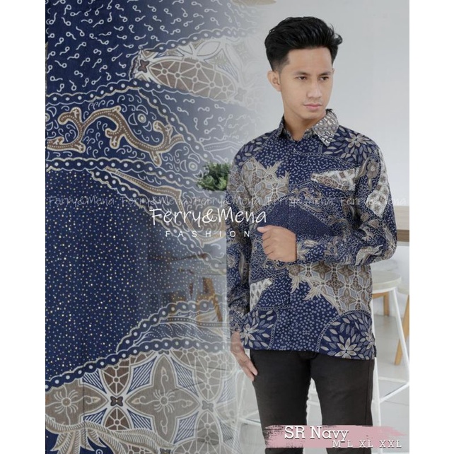 Kemeja Batik Pria Panjang / Kemeja Motif Terbaru / Hem Batik Cowok Murah