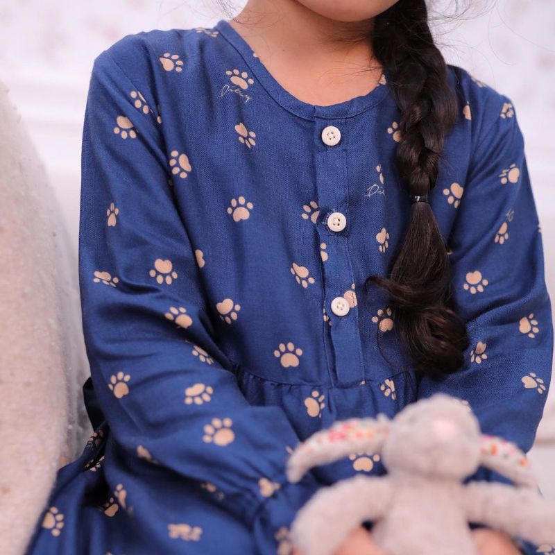 LITTLE PAW NAVY 5 | DITSY NIGHTGOWN | DITSY JUNI 2022 | DITSY SIZE ANAK| DITSY OFFICIAL | DITSY SIZE