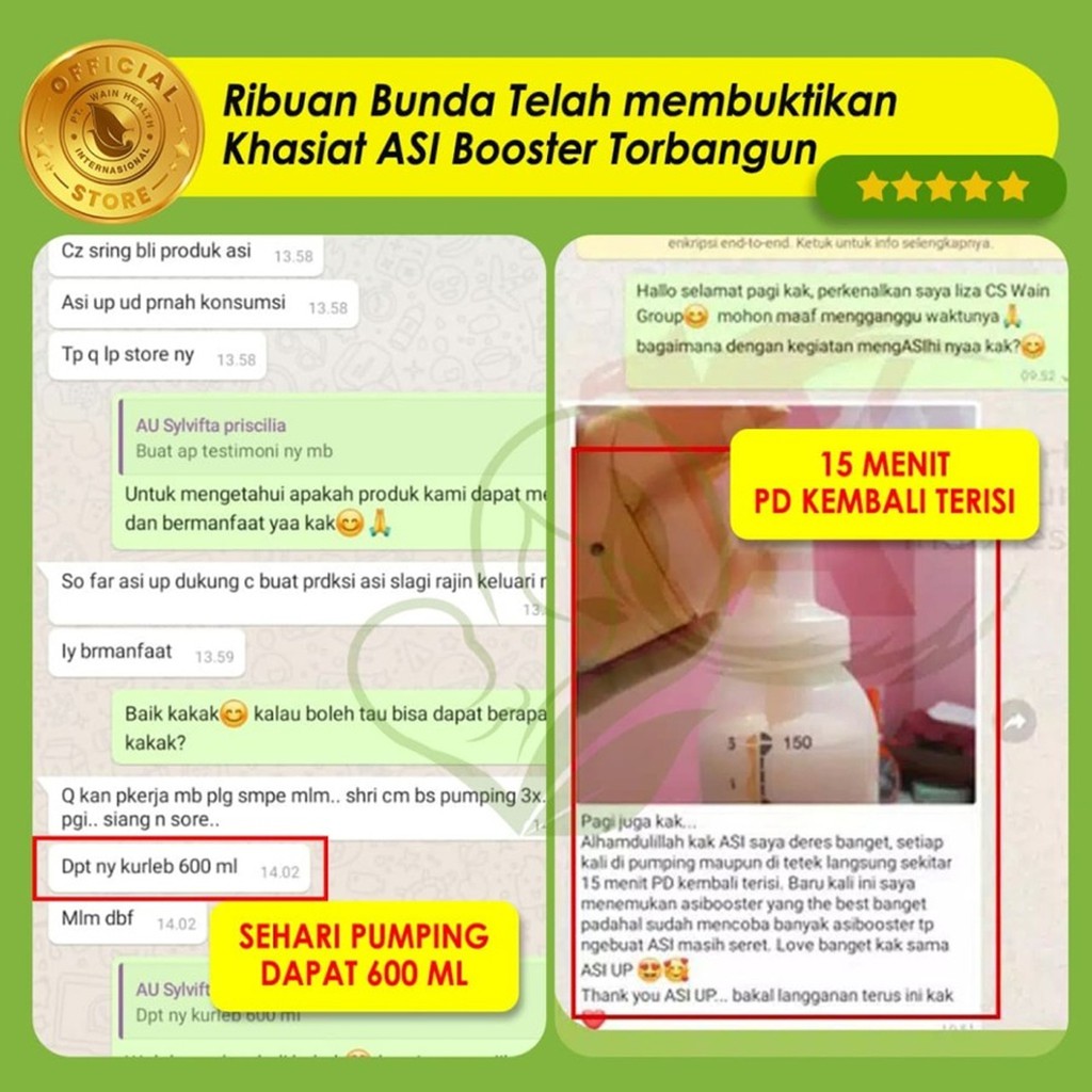 ASI UP Suplemen Pelancar ASI Booster Torbangun Herbal Untuk Ibu Menyusui BPOM Asi Up Torbangun Original-3