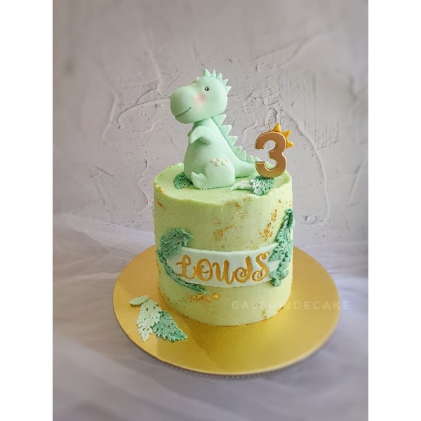 Dinosaurus Cake / Kue Ultah Anak Laki-laki / Kue Ulang Tahun Dinosaurus