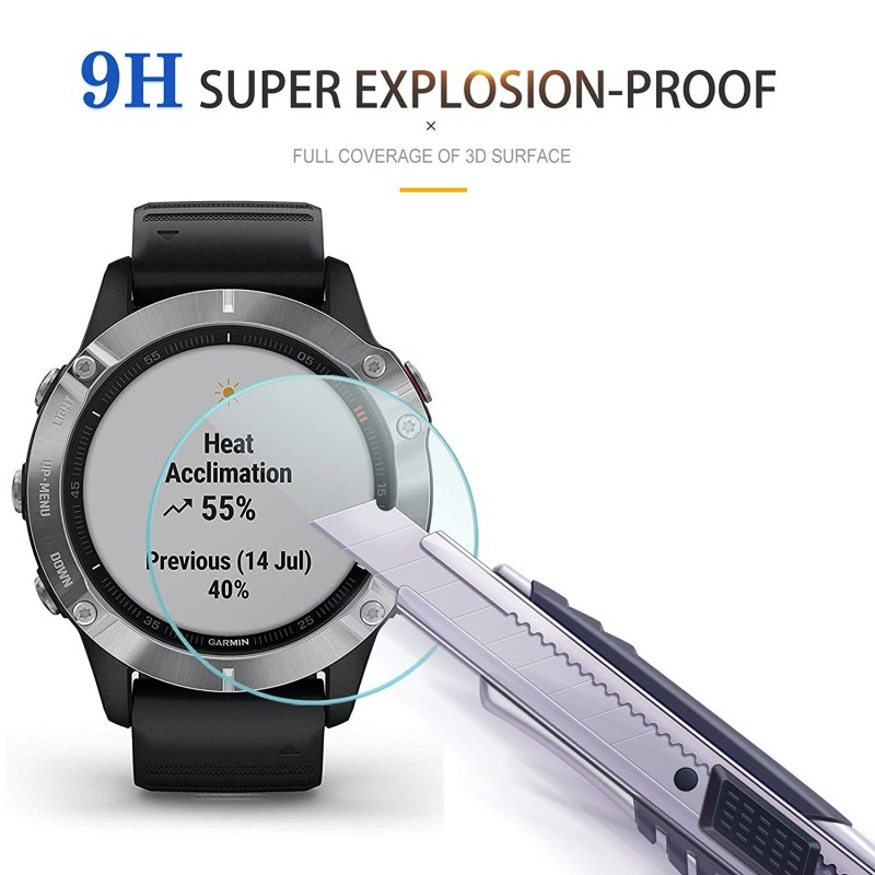 Anti Gores Tempered Glass Khusus Garmin Fenix 6 / 6 Pro / 6 Sapphire