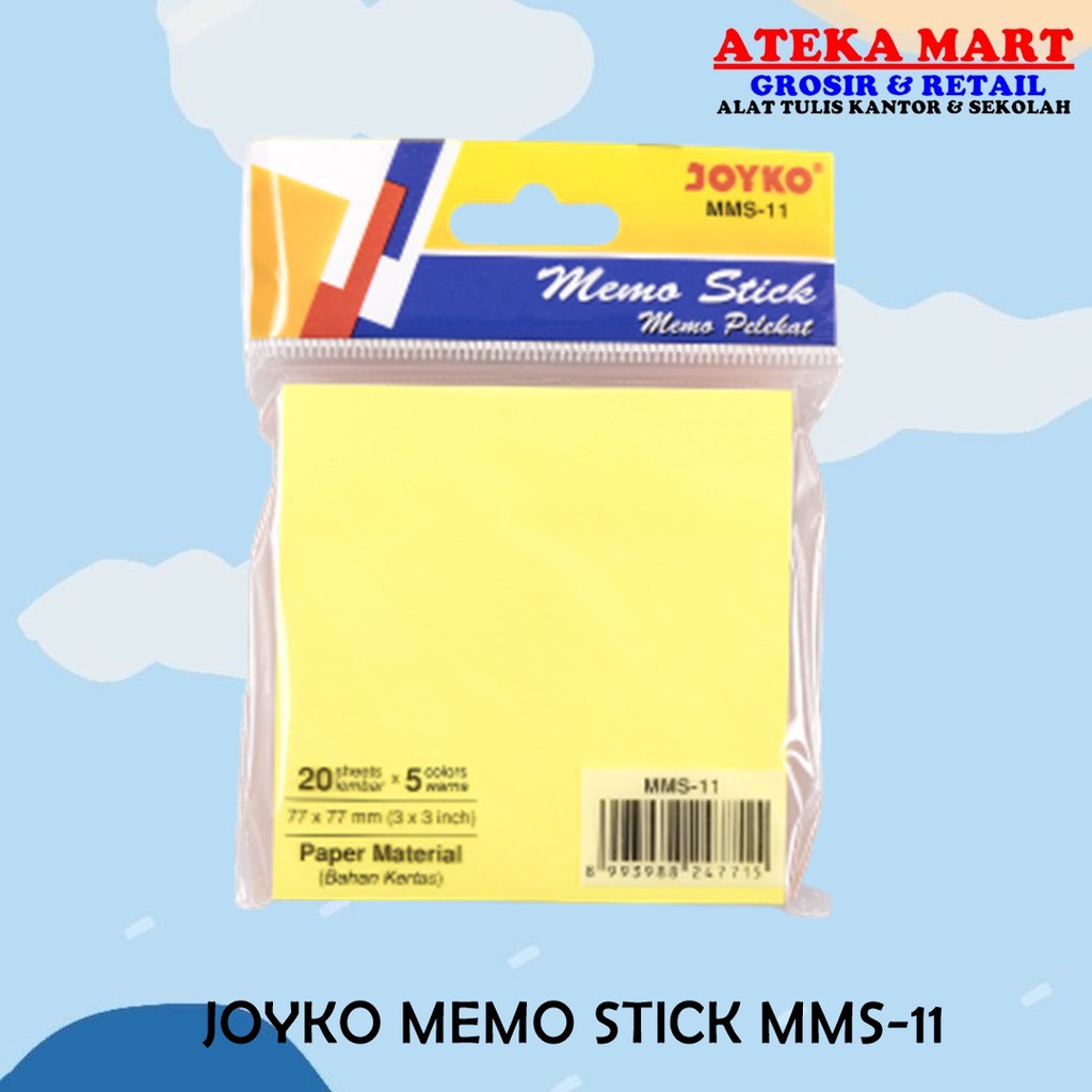 

[PCS] JOYKO MMS-11 MEMO STICK/KERTAS MEMO/MEMO TEMPEL
