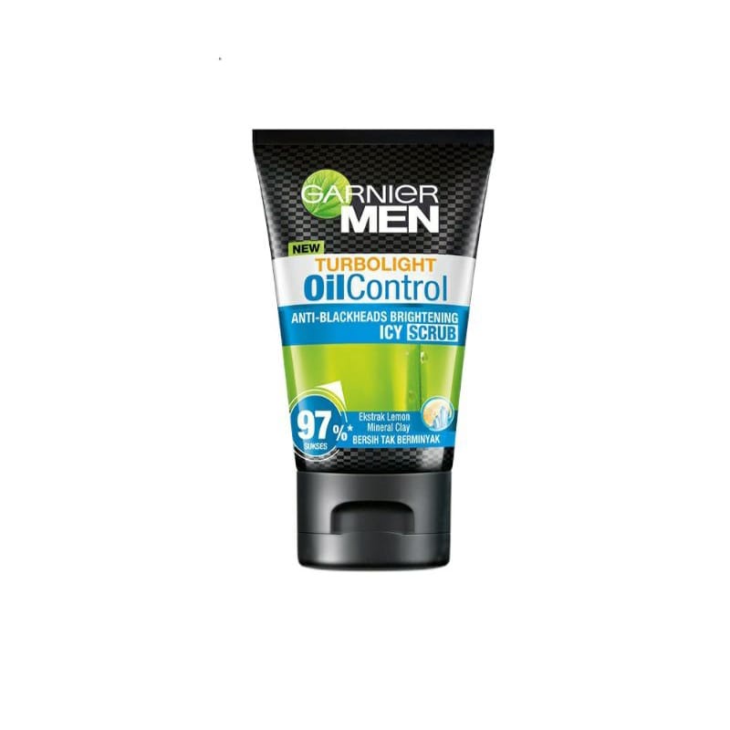 GARNIER MEN FACIAL WASH SCRUB SABUN WAJAH PEMBERSIH UNTUK COWOK 100ML