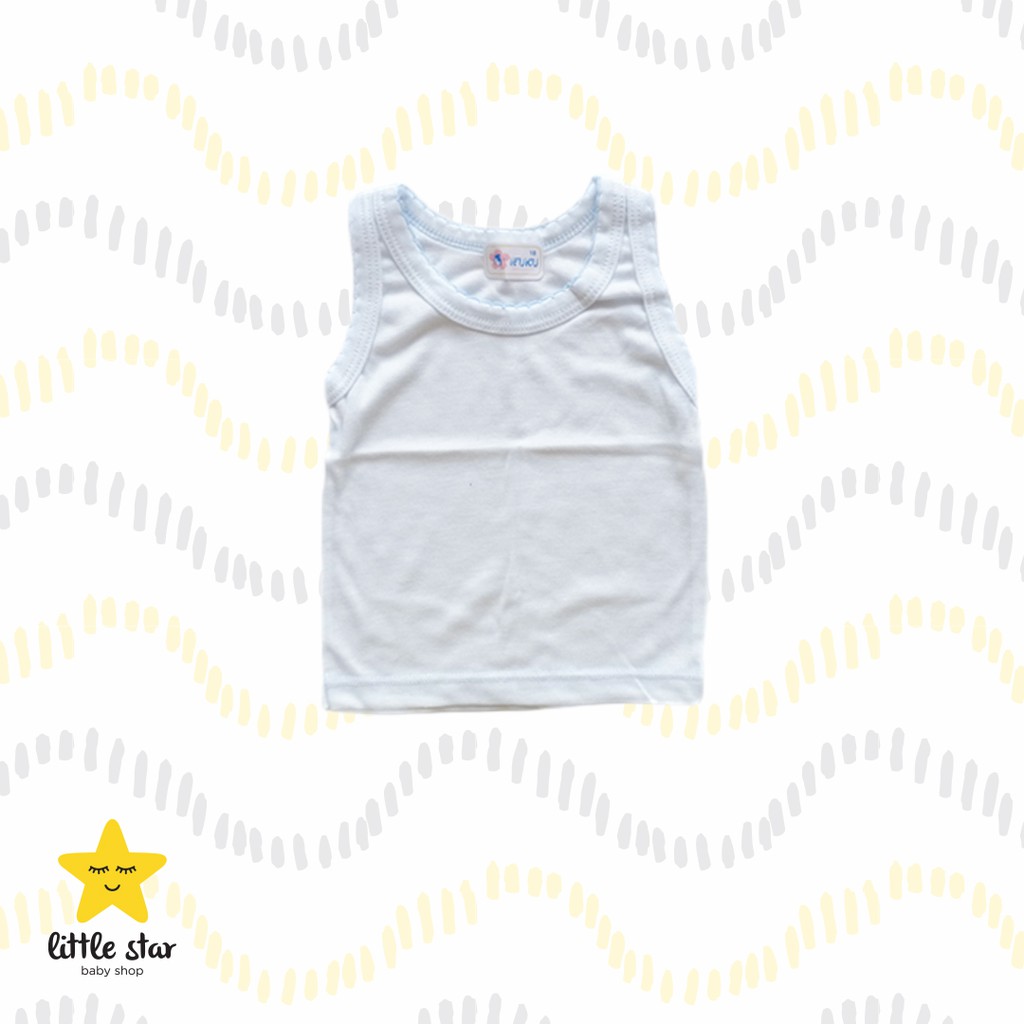 ISI 3 PCS Ozaka Singlet Anak Bayi | Kaos Dalam Kutungan Warna Cewek Cowok