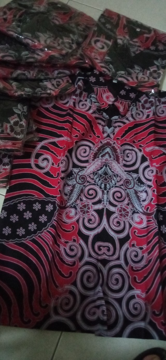 Astaguna Kemeja Batik Pria Full Furing Bahan Katun Sragenan