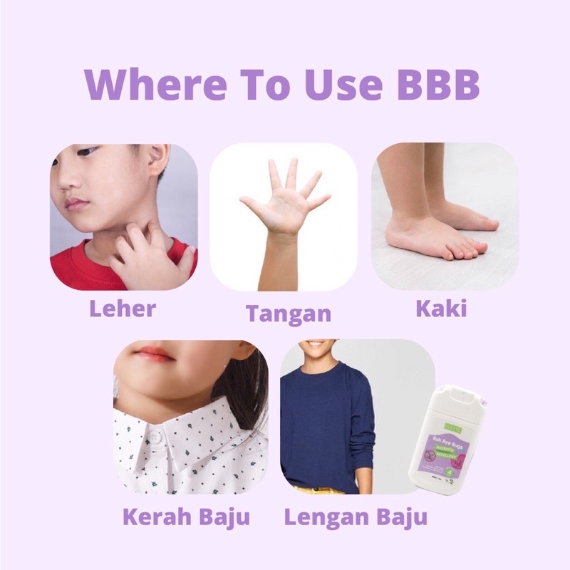 BerryC Berry C Buh Bye Bugs semprotan anti nyamuk &amp; serangga