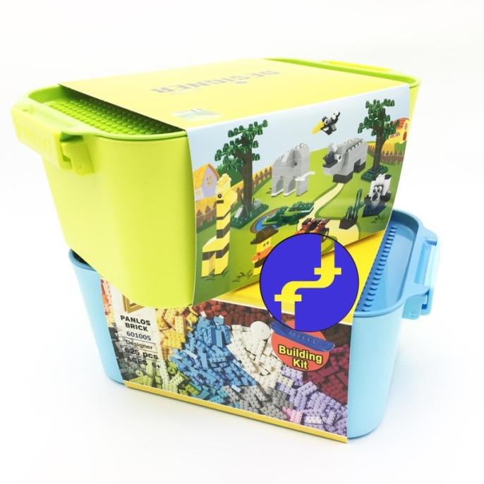 BANTING HARGA Mainan Anak Building Block Kit Panlos Brick Wange Designer 625 pcs BOX