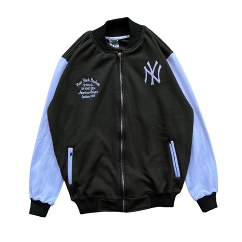 Jaket VARSITY NY TWO TONE – Edition Fashion Trendy Casual Pria Good Brand Quality