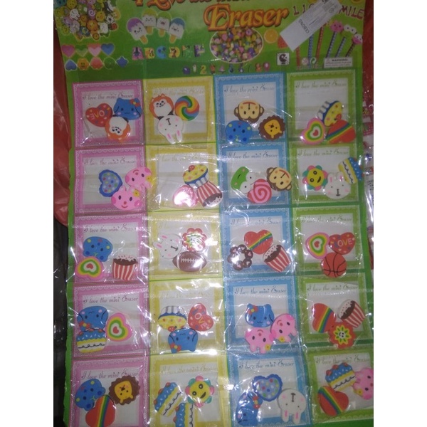 

penghapus karakter lucu isi 3