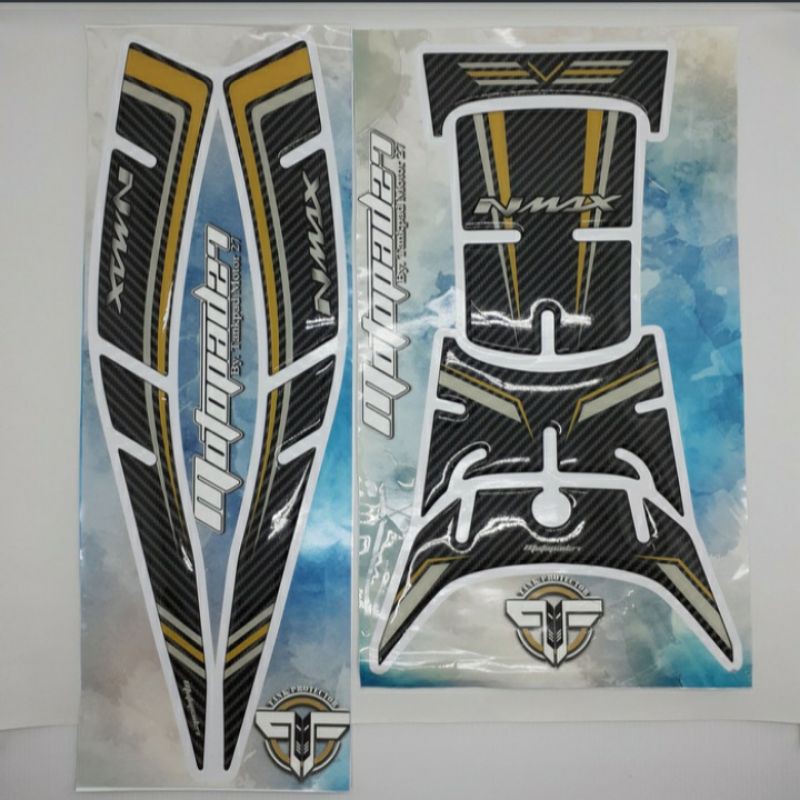 Stiker Sticker Resin Timbul Tankpad Deckpad All New Nmax 2020 Premium Top