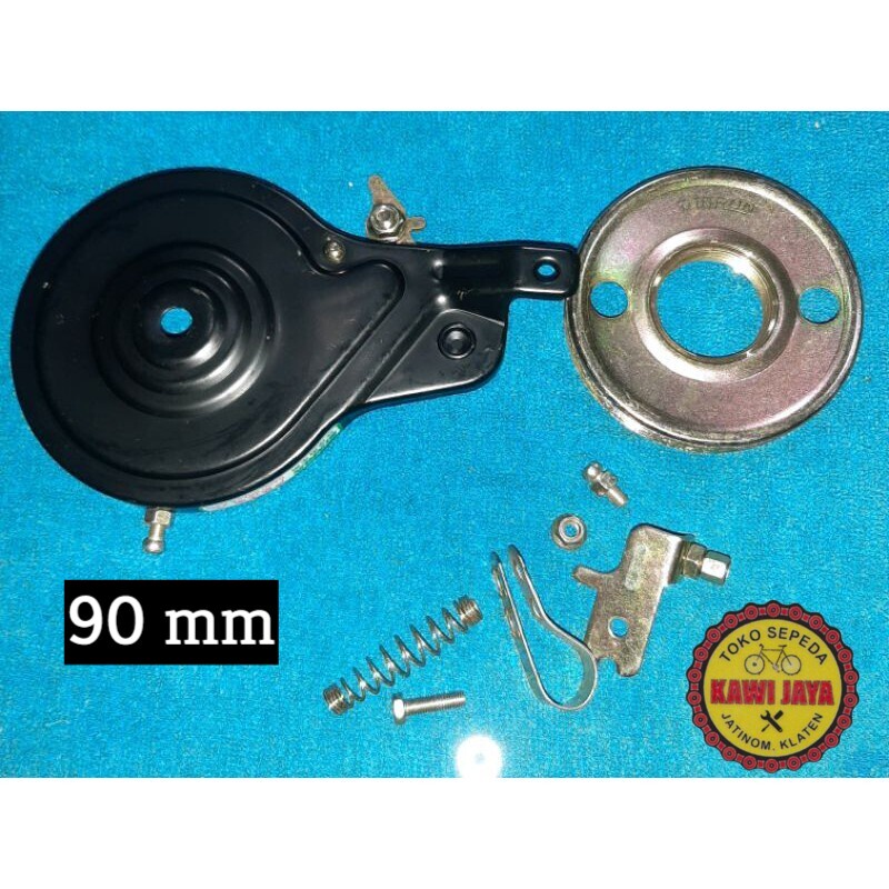 REM TROMOL HITAM ATLANTIS 70mm 90 mm SEPEDA MINI LIPAT FEDERAL MTB TROMOL