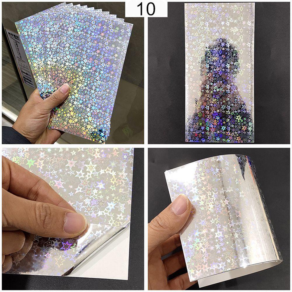 Nickolas1 Fishing Lure Stickers Fish Tackle 20X10cm Tahan Air Memikat DIY Bahan Kulit Ikan Stiker Hologram Pancing Lure Tape