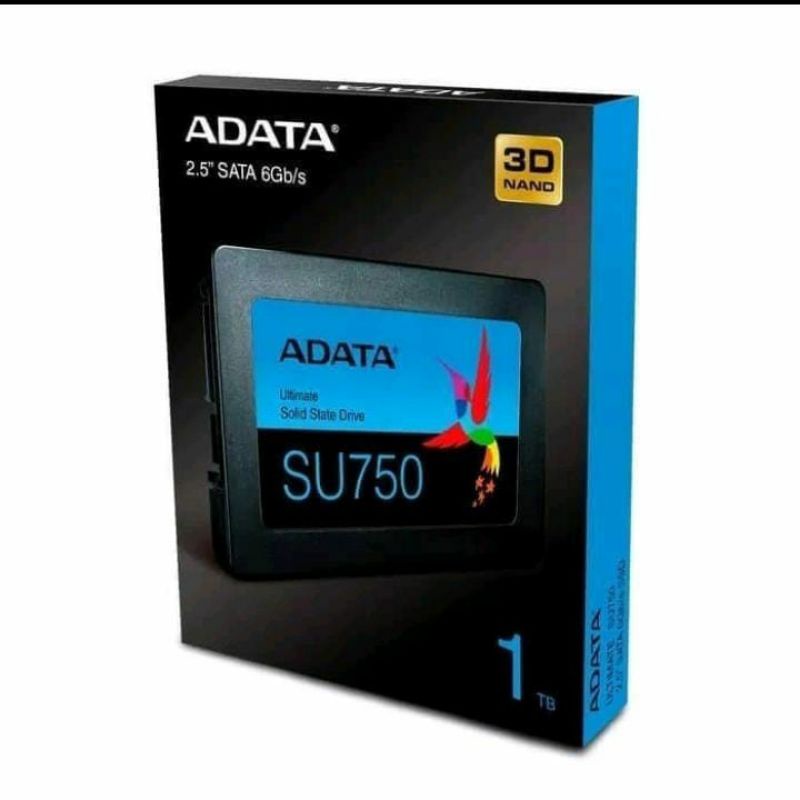 ADATA SSD SU750 1TB 3D-NAND R=550 MB/s W=520MB/S