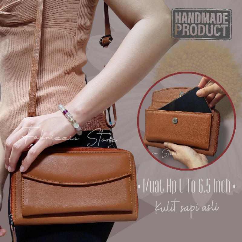 women's wallet slinger dompet hp kulit wanita