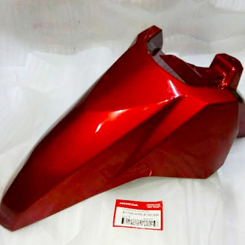 Spakbor Depan Fender FR Merah CSR Vario 125 150 eSP 61100K59A10CSR ORI AHM