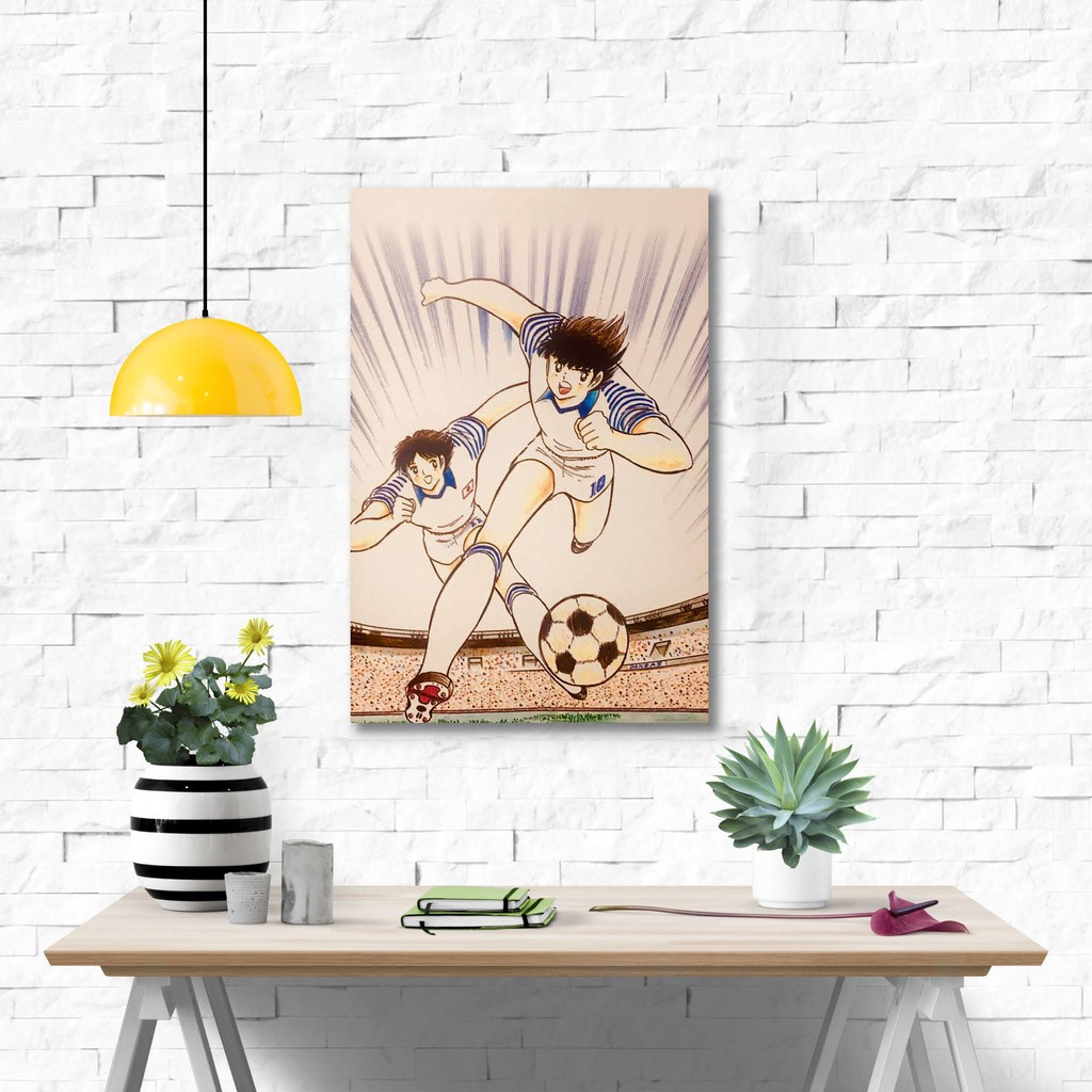 Poster kayu hiasan dinding - Tsubasa x Misaki Taro