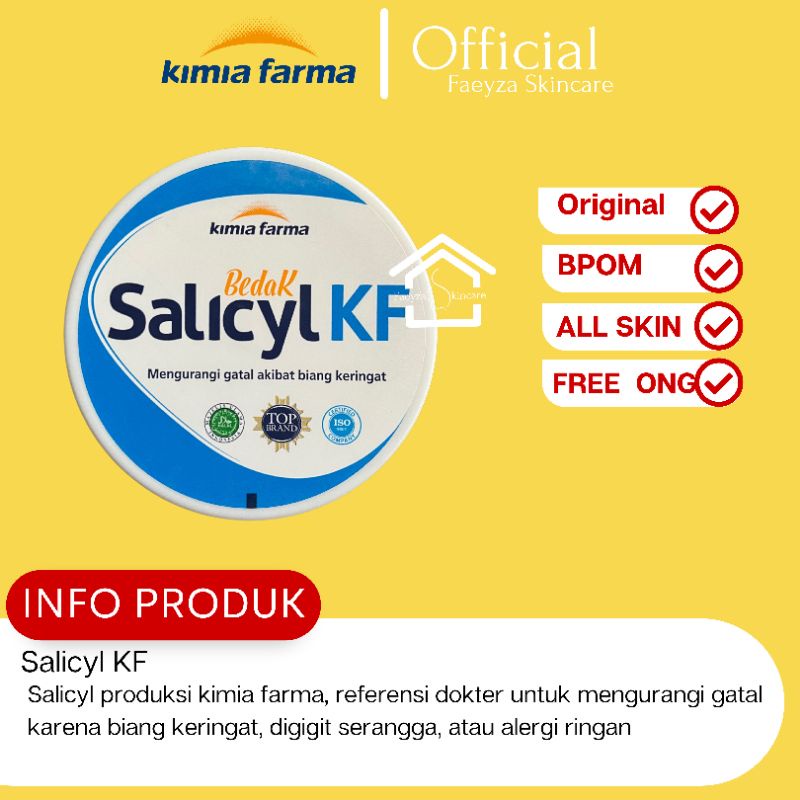 Bedak Salicyl KF | Bedak salicyl Fresh Kimia Farma 60 G