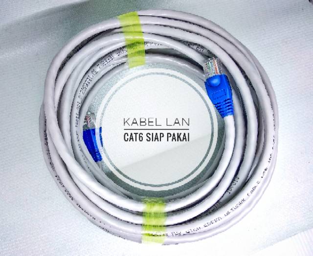 Kabel Lan CAT6 15 Meter UTP Cat 6 Cat6 Vascolink Siap Pakai sudah dipasang rj45 dan plug booth